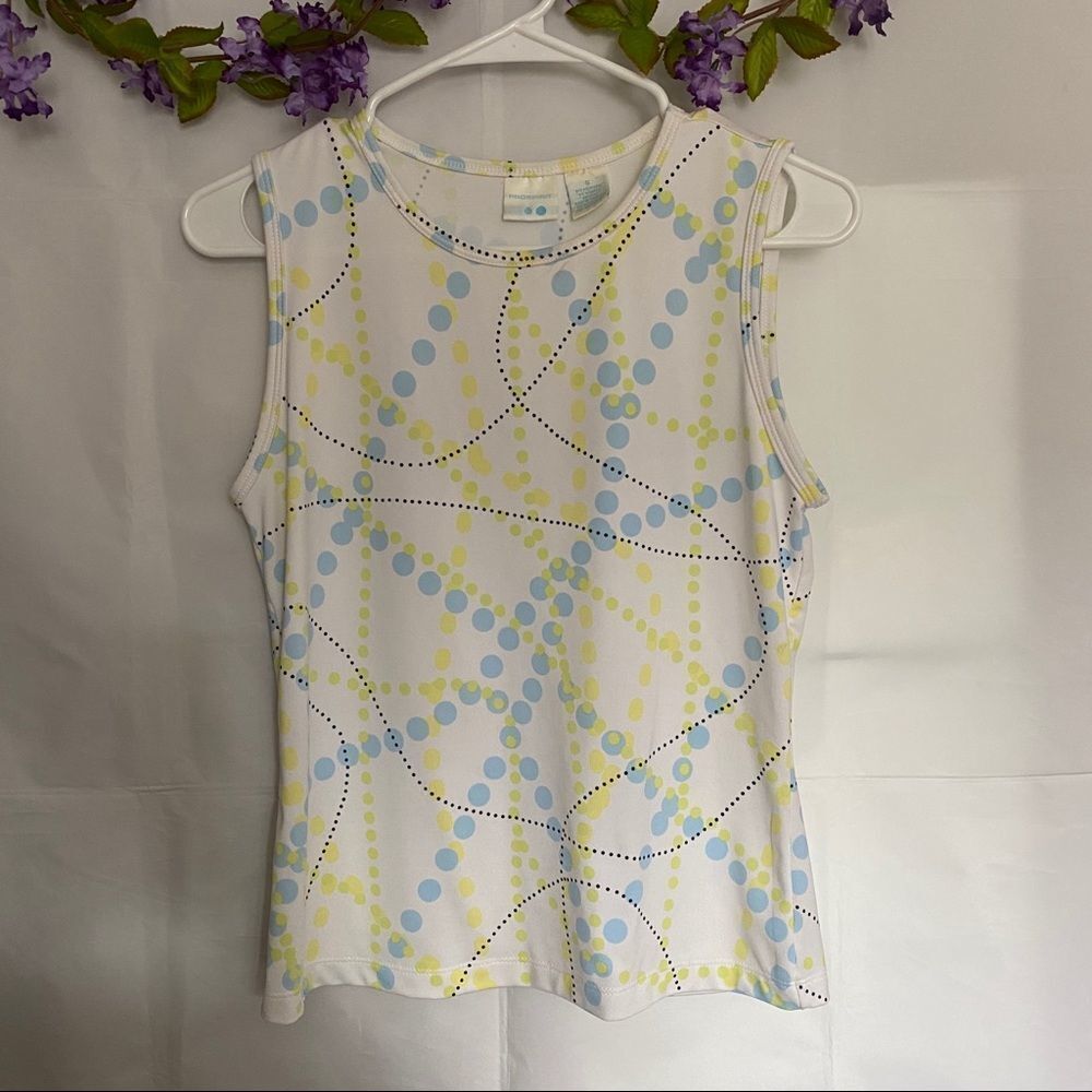 Prospirit white scoop neck exercise top